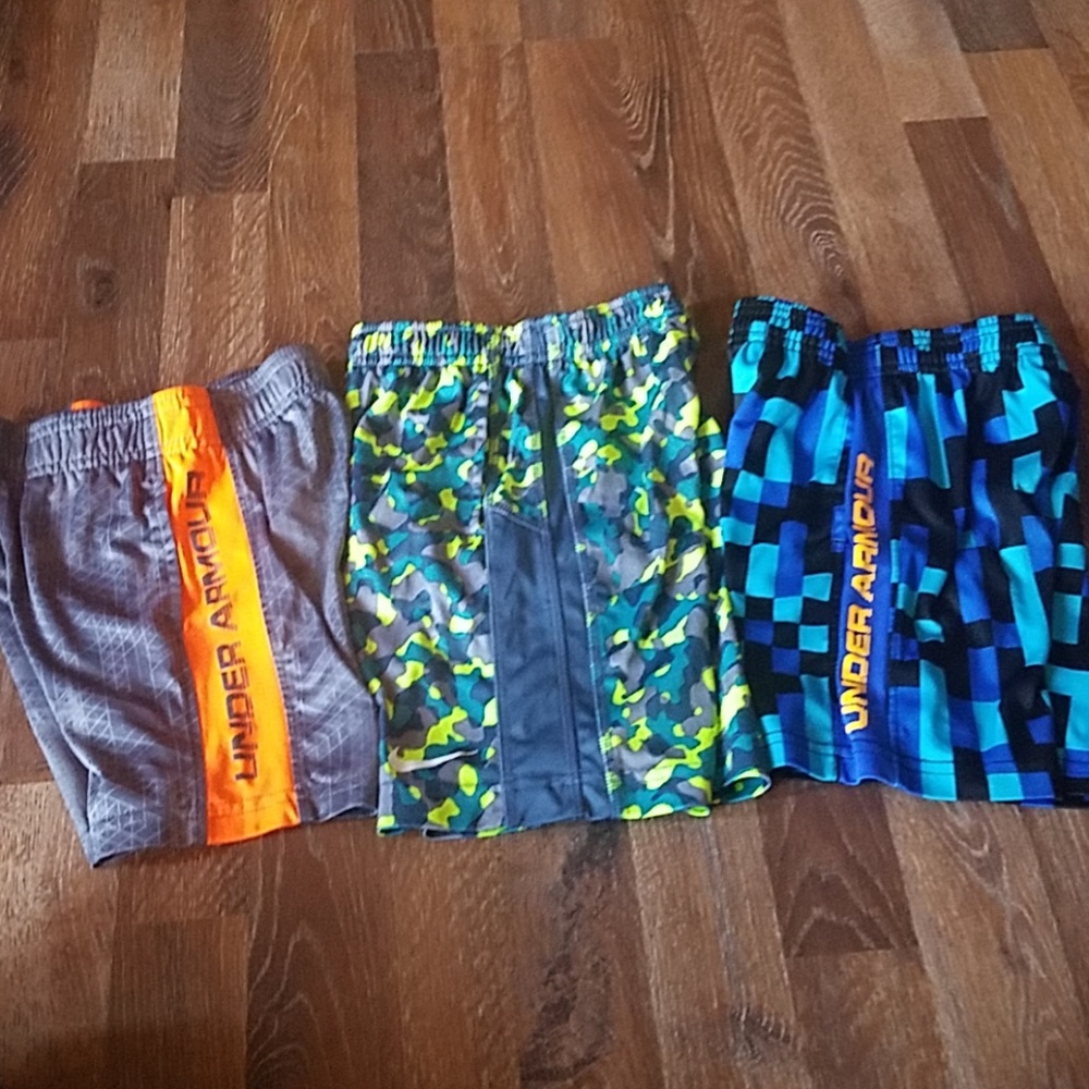 Like new Nike and UA shorts